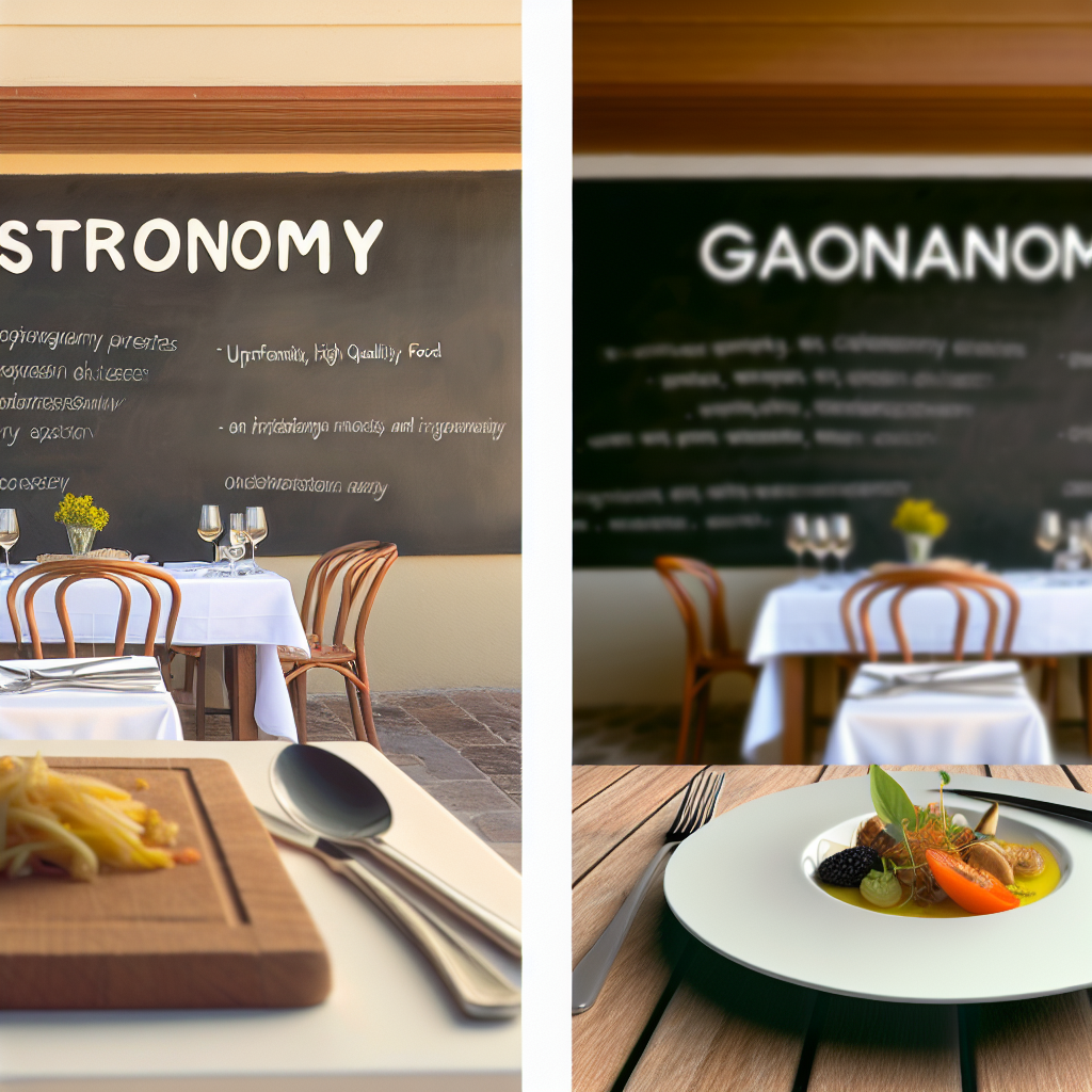 Découvrez les Différences entre Bistronomie et Gastronomie